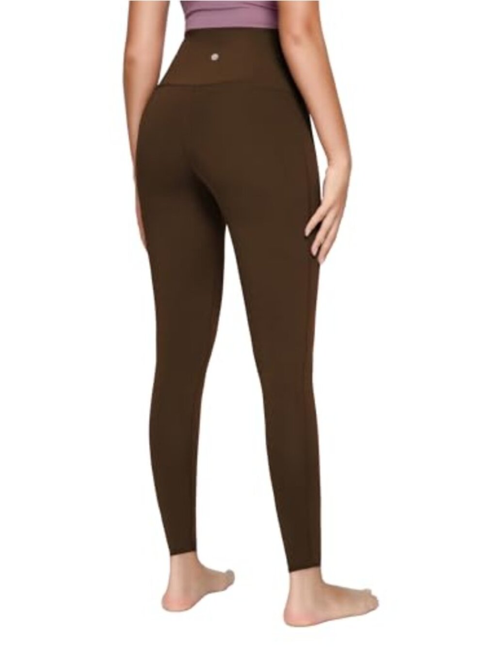 High Waisted Tummy Control Leggings with Pockets, 4-Way Stretch